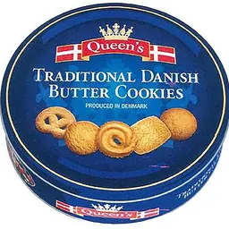 Queen’s Danish Butter Cookies – Traditionelle dänische Butterkekse, 500 g
