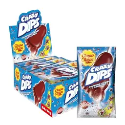 Chupa Chups Crazy Dips Cola 24 x 14g – Erfrischend-süßer Cola-Geschmack für Anlässe