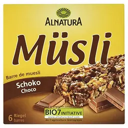 Alnatura Bio Schoko Müsli-Riegel, 150 g