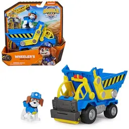 Rubble & Crew Kipplaster mit Wheeler-Figur und Kippbrücke, Spielzeug für Kinder ab 3 Jahren