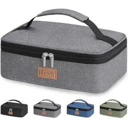 Lifewit Isolierte Kühltasche, faltbar, 4L, für Picknicks, Arbeit und unterwegs, Grau