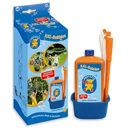 PUSTEFIX XXL-Bubbles - 1000 ml Seifenblasenwasser für Hochzeit und Kindergeburtstag - Riesen-Seifenblasen für alle
