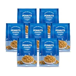 Geröstete und gesalzene Erdnüsse, 200 g, 7 Packungen