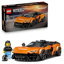 LEGO Speed Champions McLaren W1 Modellauto mit Minifigur – Geschenk für Jungen ab 9 Jahre und Motorsportfans