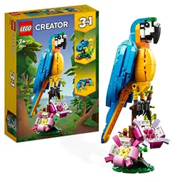 LEGO Creator Exotischer Papagei - Spielzeug für Tierfreunde ab 7 Jahren - 31136