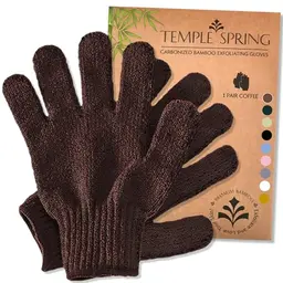Temple Spring Peelinghandschuh – Duschhandschuh für Körperpflege und Ingrown Hair