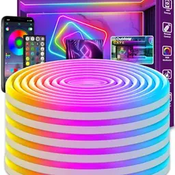 LETIANPAI 36m LED Neon Seillichter - Flexibles, wasserdichtes RGB Licht mit App/Fernbedienung