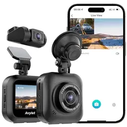 Dashcam für Auto mit 4K/1080P, WiFi, Dual-Kamera, Parküberwachung, Nachtsicht & 170° Weitwinkel