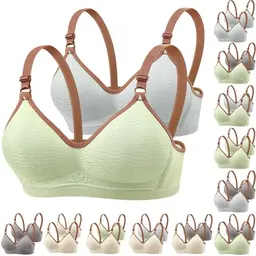 Bequemer BH für Damen in großen Größen - Push-Up, atmungsaktiver Stoff, verstellbar, ideal für Sport und Alltag