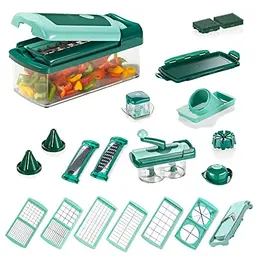 Genius Nicer Dicer Fusion Smart Set 28-teilig - Obst- und Gemüseschneider