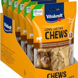 Vitakraft Chews Hundesnack, Kauknochen für mittelgroße Hunde, 6x 173g