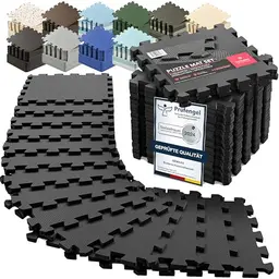 Bodenschutzmatte Set für Sport und Fitness – Gymnastikmatte, Puzzlematte und Trainingsmatte