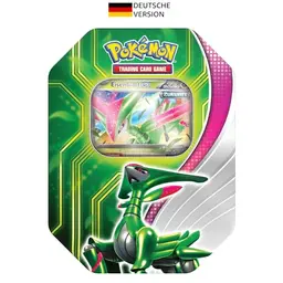 Pokémon Tin-Box Paradoxclash: Eisenblatt-ex mit 1 Promokarte & 4 Boosterpacks