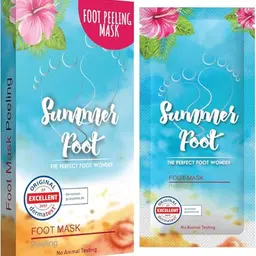 Summer Foot Premium Hornhaut-Entferner – Effektive Fußpflege-Socken für weiche Füße – Dermatologisch getestet