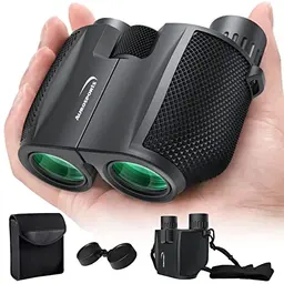 Aurosports 10x25 Kompakt Fernglas für Kinder und Erwachsene - Faltbar, ideal für Outdoor, Sport, Vogelbeobachtung und Reisen