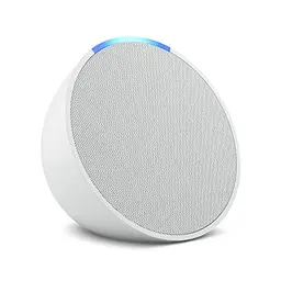Echo Pop | Kompakter Bluetooth-Lautsprecher mit vollem Klang und Alexa | Weiß