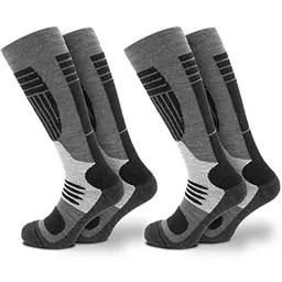 Occulto Herren Skisocken 2er Pack Schwarz 39-42