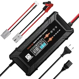 ECO-WORTHY 20A LiFePO4 Batterieladegerät für Auto, LKW & Motorrad mit automatischer Spannungserkennung