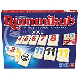 Goliath Rummikub XXL - Kreatives Strategiespiel mit großen Zahlen für ab 7 Jahre