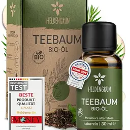 Heldengrün® BIO Teebaumöl - Natürliche Haut- und Gesichtspflege gegen Unreinheiten