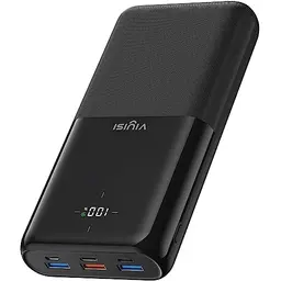 Power Bank 30000mAh, 22.5W USB C Schnellladefunktion, 4 Ausgänge, kompatibel mit iPhone & Samsung, Outdoor Reise
