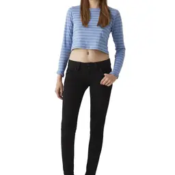 LTB Damen Molly Jeans in Schwarz, 24W / 30L