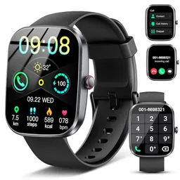 Smartwatch für Damen und Herren, 1.91'' HD, Bluetooth Anrufe, Fitness Tracker mit 110+ Sportmodi, IP68 wasserdicht