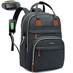 LOVEVOOK Damen Laptop Rucksack - Anti-Diebstahl, groß und geräumig, ideal für Schule, Uni und Arbeit