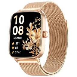 Smartwatch Damen mit Telefonfunktion, 1.85" HD Display, Herzfrequenzmonitor, 110+ Sportmodi, IP68 wasserdicht, kompatibel mit iOS/Android