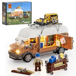 FUNWHOLE Schreinerwagen Baukasten - 496 Teile für Erwachsene und Teenager