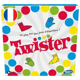 Twister Gesellschaftsspiel für Spaß und Balance - Französische Version