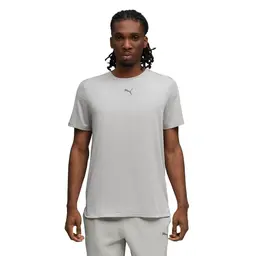 PUMA Unisex M Cloudspun T-Shirt, Grau - Light Gray Heather, S EU