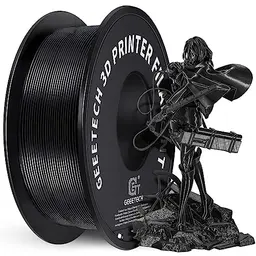 GEEETECH PLA Filament 1,75mm, 1kg spool, Schwarz