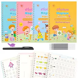 Kalligrafie Set für Kinder - Wiederverwendbar mit Stift und Nachfüllungen