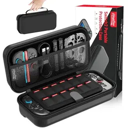 HEYSTOP Tragetasche für Nintendo Switch 2 - Weiche Hülle mit Netzfach