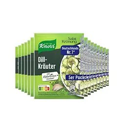 Knorr Salatkrönung Dill-Kräuter für leckeres Salatdressing - 5 x 3 Portionen