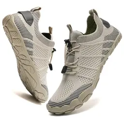 IceUnicorn Barfußschuhe Unisex Beige, Größe 44