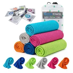 Vevpewshi 6er Pack Kühlende Handtücher für Sport, Camping, Strand & Fitness