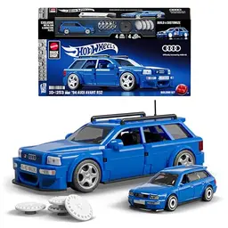 Mattel Hot Wheels Speed Serie Bauset - 94 Audi Avant RS2, 252 Teile, für Sammler und Kinder ab 10 Jahren