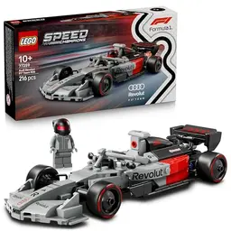 LEGO Speed Champions Audi F1 Rennwagen Spielzeug - Modellbauset mit Minifigur - Geschenk für Jungen ab 10 Jahren