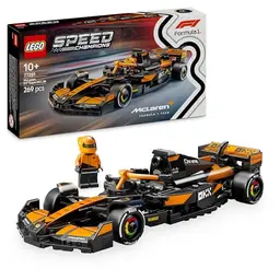 LEGO Speed Champions McLaren F1 Rennauto mit Minifigur – Spielzeug und Geschenk für Motorsport-Fans ab 10 Jahren