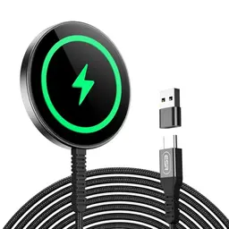 ESR MagSafe Wireless Charger für iPhone 16/15/14/13 und AirPods – Induktive Ladestation mit 1,5m Kabel, Schwarz