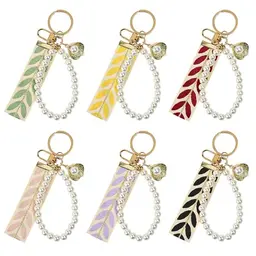 VGECEE 6er Set Perlen Schlüsselanhänger mit Schlüsselring für Mädchen und Damen – Cute Keychains