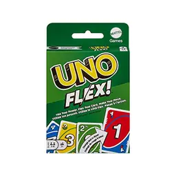 Mattel UNO Flex - Familiäres Kartenspiel für 2-10 Spieler, ab 7 Jahren, ideal für Reisen und Spielspaß
