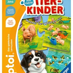 Ravensburger tiptoi Alle Meine Tierkinder - Lernspiel für Kinder ab 2 Jahren - Ostergeschenk