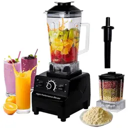 1500 W Standmixer mit 2 L Behälter, 600 ml Mahlbecher, 6 Klingen, Hochleistungsmixer für Smoothies, Milchshakes & Saucen