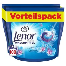 Lenor Pods Universal Waschkapseln 100 Waschladungen - Aprilfrisch mit Langanhaltender Frische