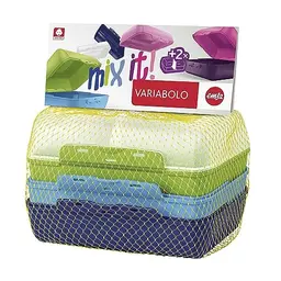 Emsa 517053 Variabolo Frischhaltedosen Boys-Set, 4-teilig, Blau/Grün