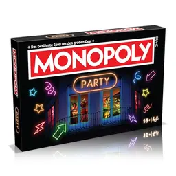 Winning Moves Monopoly Party Edition - Familienspiel für 2+ Spieler ab 16 Jahren - Deutsch
