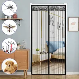 VIKY Insektenschutz Fliegengitter für Balkontür, 90x210cm, ohne Bohren, katzensicher